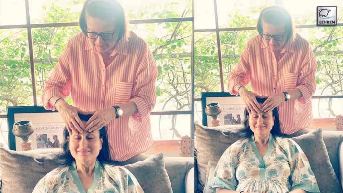 Kareena Kapoor Enjoys Head Massage