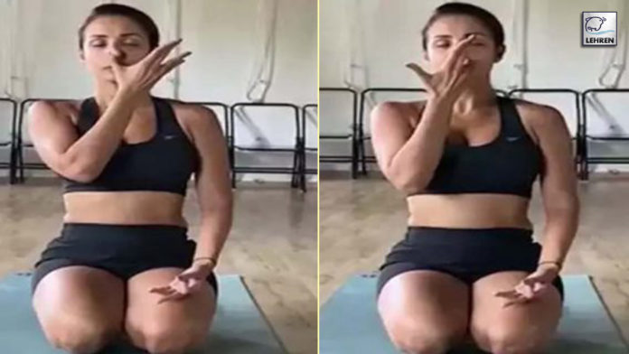 Malaika Arora shares yoga video