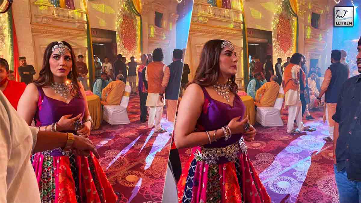 Haryanvi sensation Sapna Choudhary Shooting For 'Love You Loktantra' In Mumbai