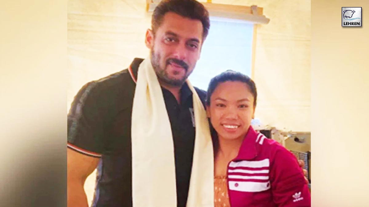 Olympic silver medalist Mirabai Chanu meets Salman Khan photo goes viral