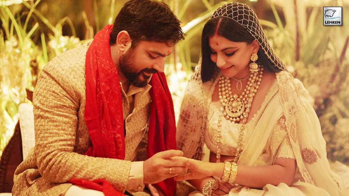 Sonam Kapoor younger sister Rhea Kapoor first picture surfaced after her wedding
