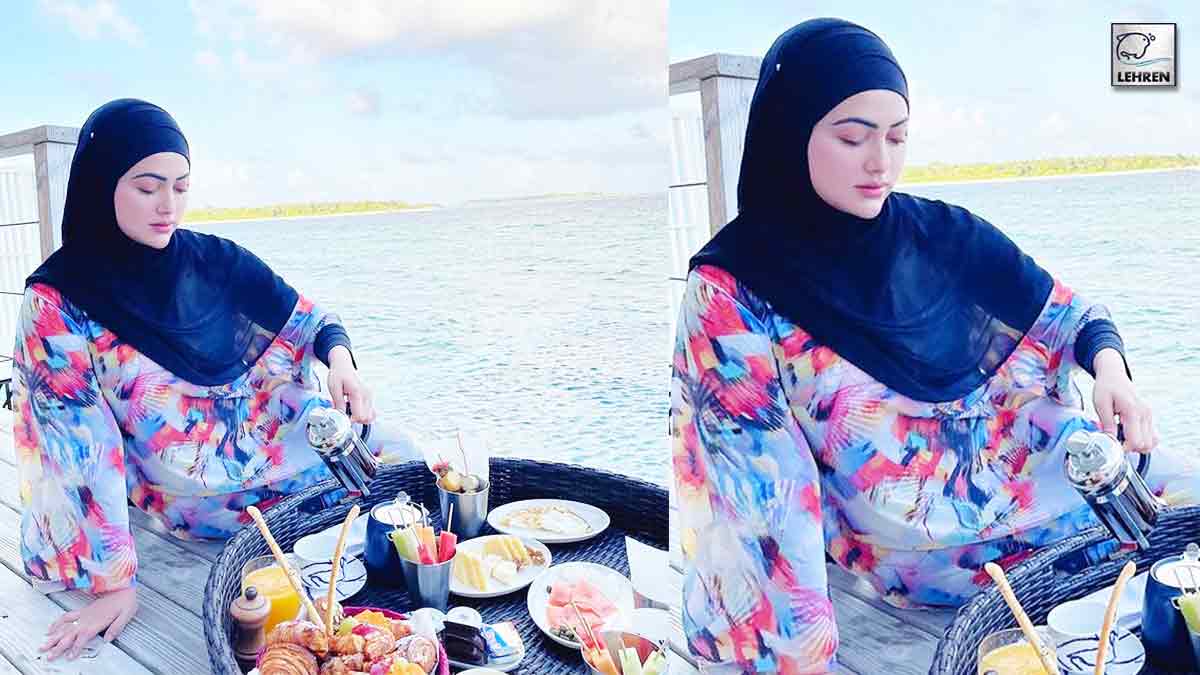 Sana Khan Maldives Vacation