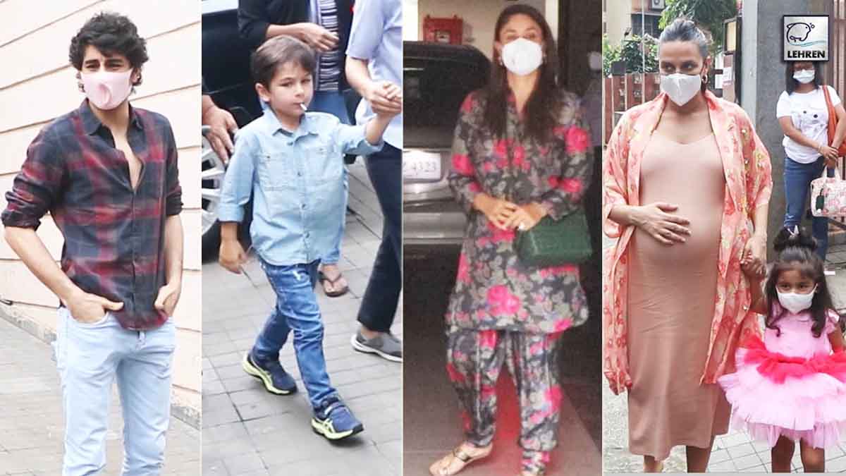 Bollywood Celebrities Arrived To Attend Inaaya's Birthday Party, Neha Dhupia Was Seen Flaunting Baby Bump, Watch VIDEO