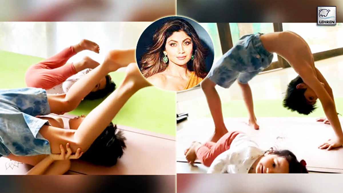 Shilpa Shetty Kids Yoga Video