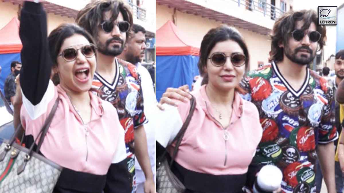 Gurmeet Choudhary And Debina Bonnerjee Spotted At Bharti Singh's New Game Show Watch VIDEO