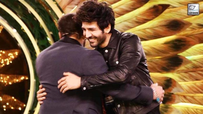 Bigg Boss 15- Kartik Aryan drops a picture sharing a hug with host Salman Khan