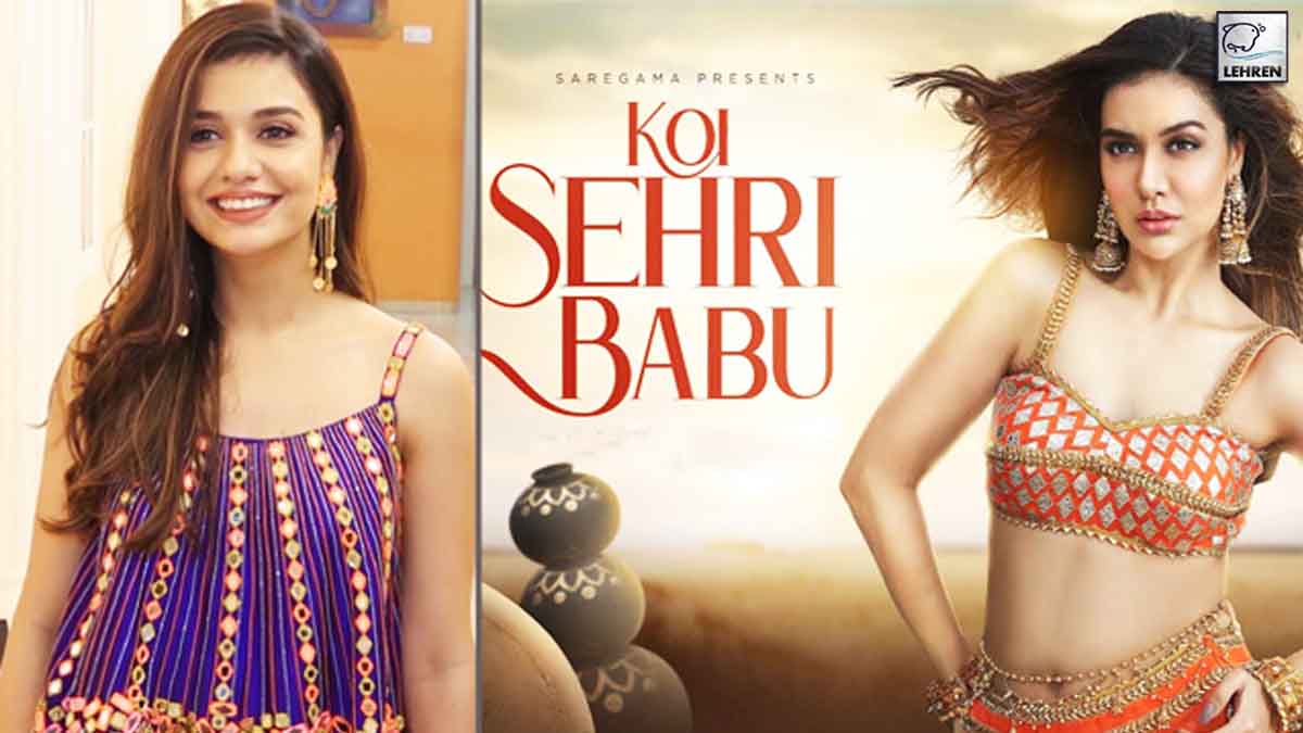 Divya Agarwal Promoting Her New Song Koi Sehri Babu