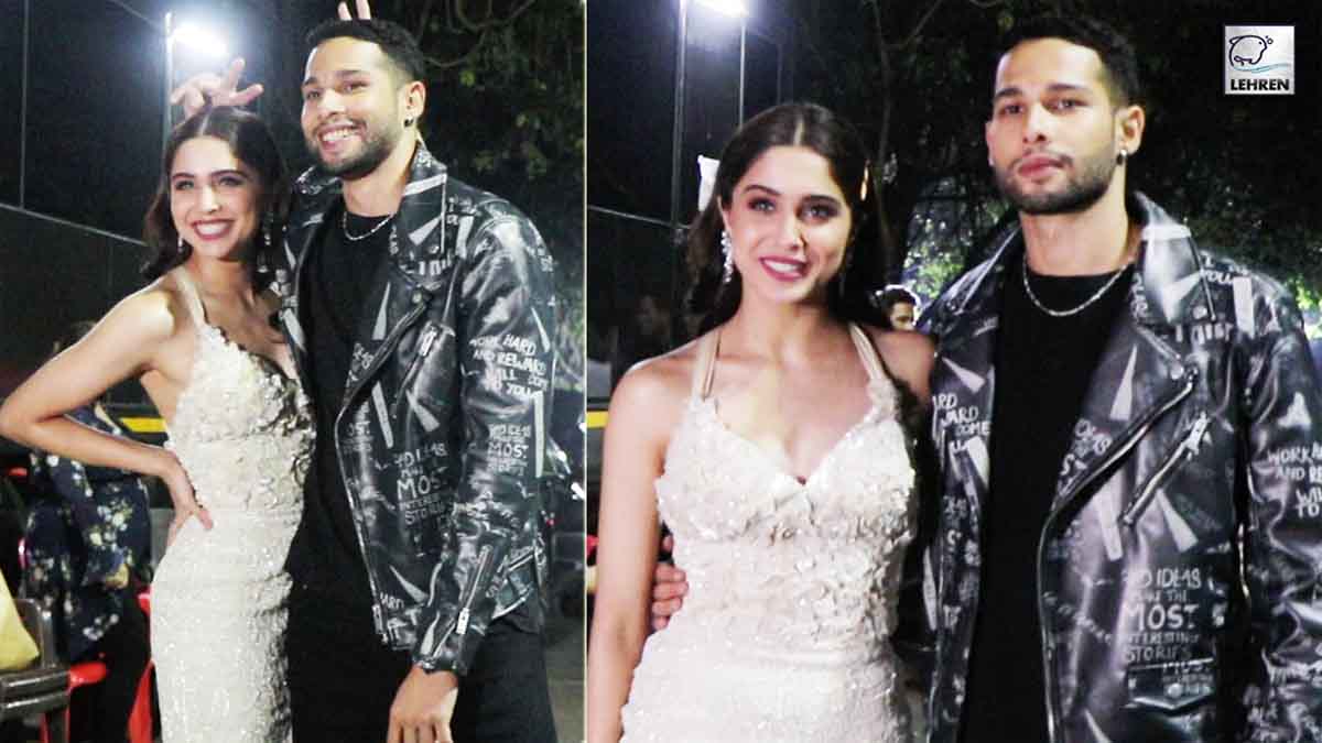 Siddhanth Chaturvedi along with Sharvari Wagh spotted at big boss set for bunty bubly 2 promotion