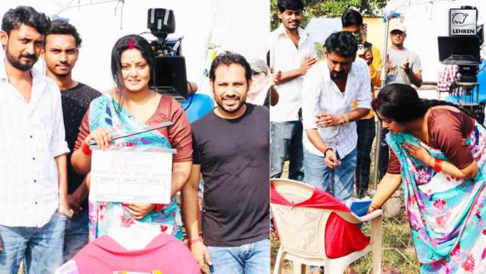 bhojpuri-actress-anjana-singh-new-movie-bichiya-shooting-started