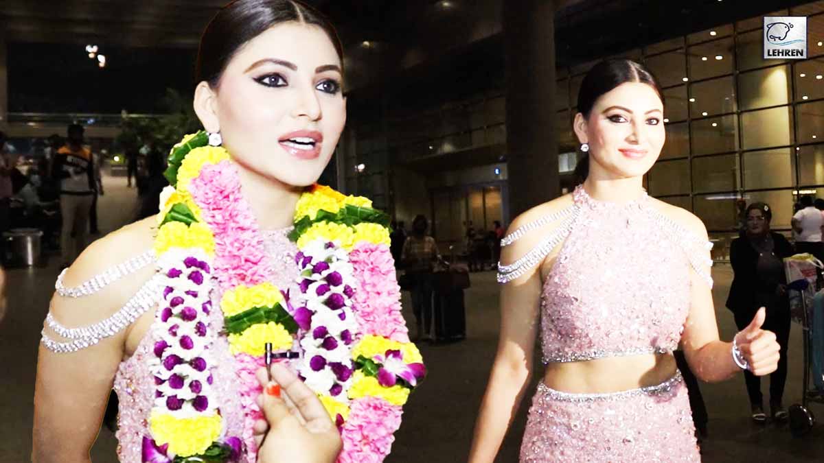 Urvashi Rautela Snapped At Airport Arrive Images