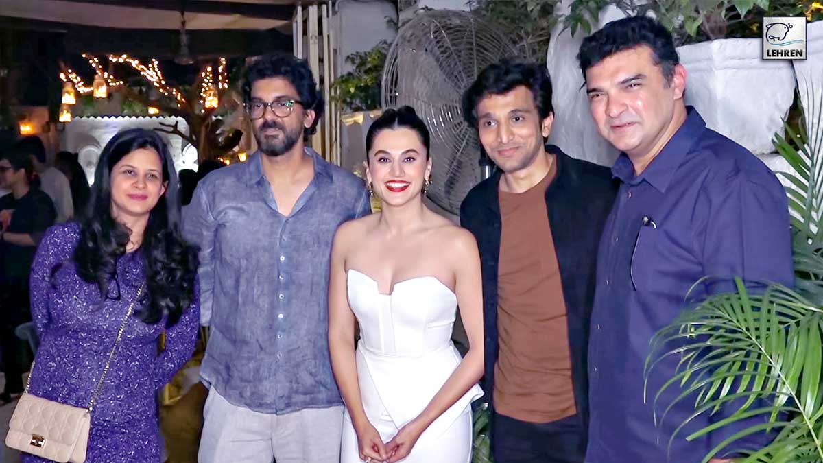 Tapsee Pannu And Others At Wrap Party Of Film Woh Ladki Hai Kahaan
