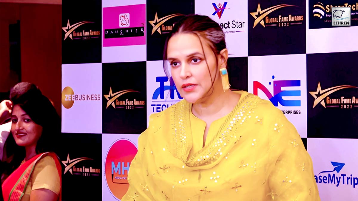 Neha Dhupia Attends Global Fame Awards by Vkonnect star Events by Shridhar And Amrita