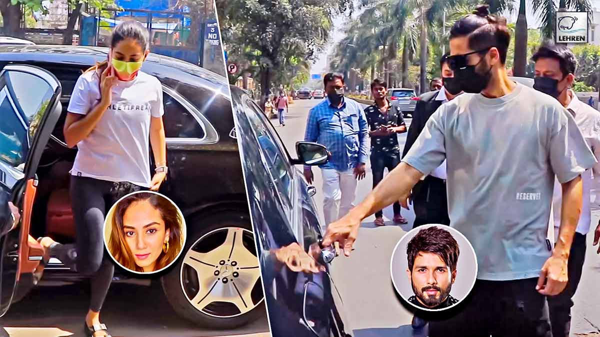 Shahid Kapoor And Mira Kapoor Spotted In A New Car