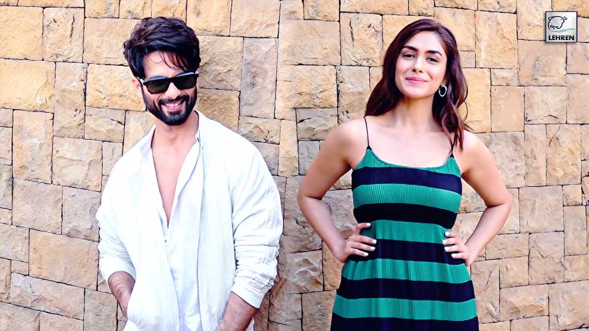 Shahid Kapoor And Mrunal Thakur Spotted At Juhu Jw Marriott For Promotion Of Flim Jersey