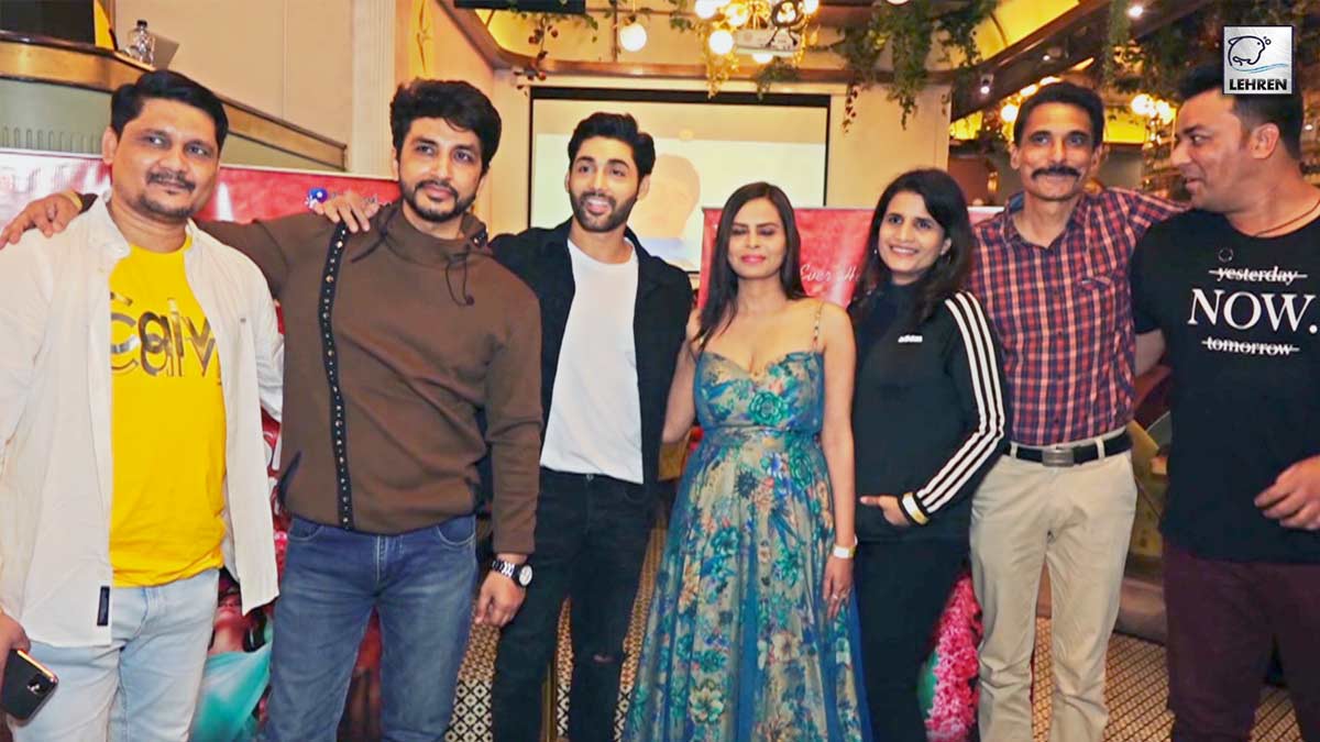 Singer Vardan Singh, Actor Ruslaan Mumtaz And Shalini Chouhan At The Launch Of A Video Song