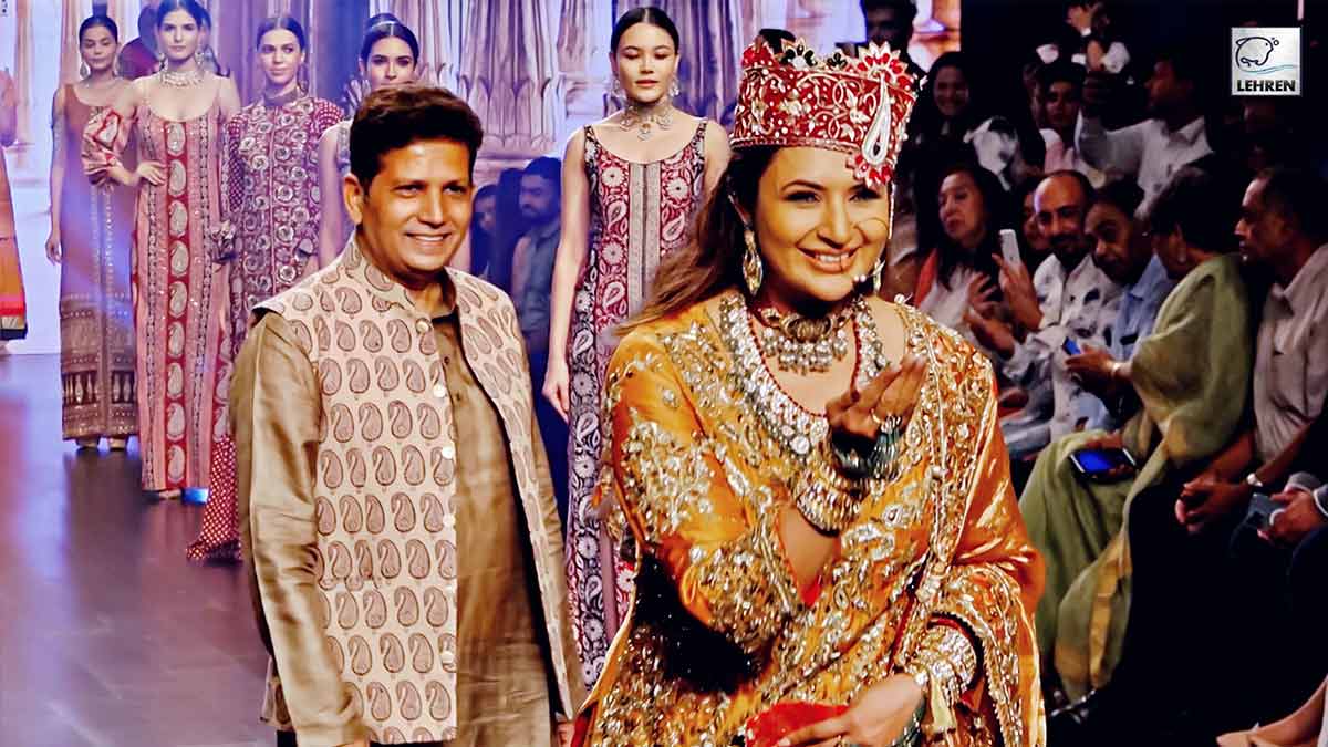 Divyanka Tripathi On Ramp At Bombay Times Fashion Week