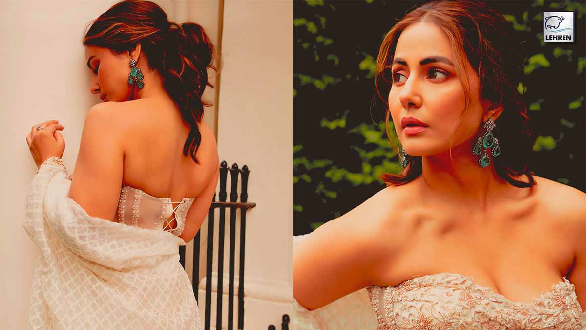 Hina Khan Bold Photoshoot In Cream Sheer Outfit Goes Viral On Internet