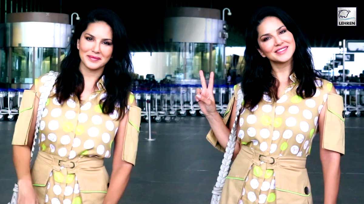 Sunny Leone Spotted At Airport