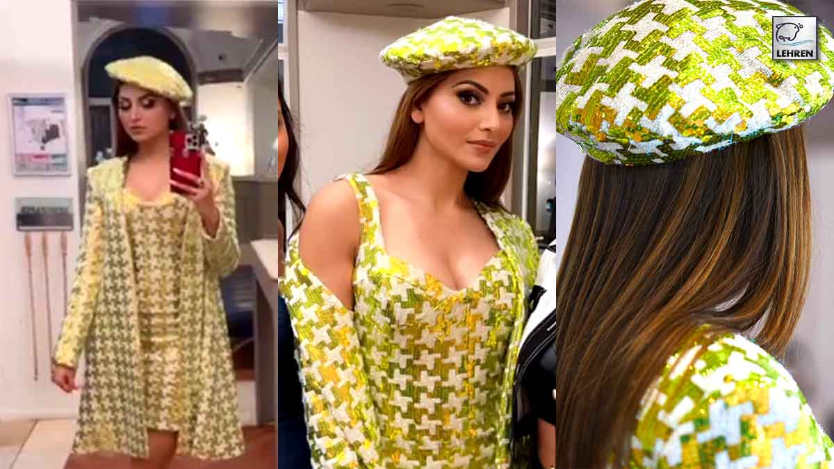Urvashi Rautela dazzled all the limelight in a beret dress at the Cannes Film Festival