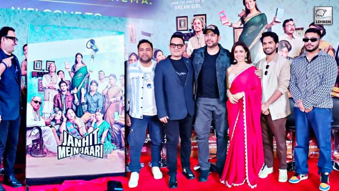 Janhit Mein Jaari makers announce Rs.100 ticket on release day at Delhi press conference