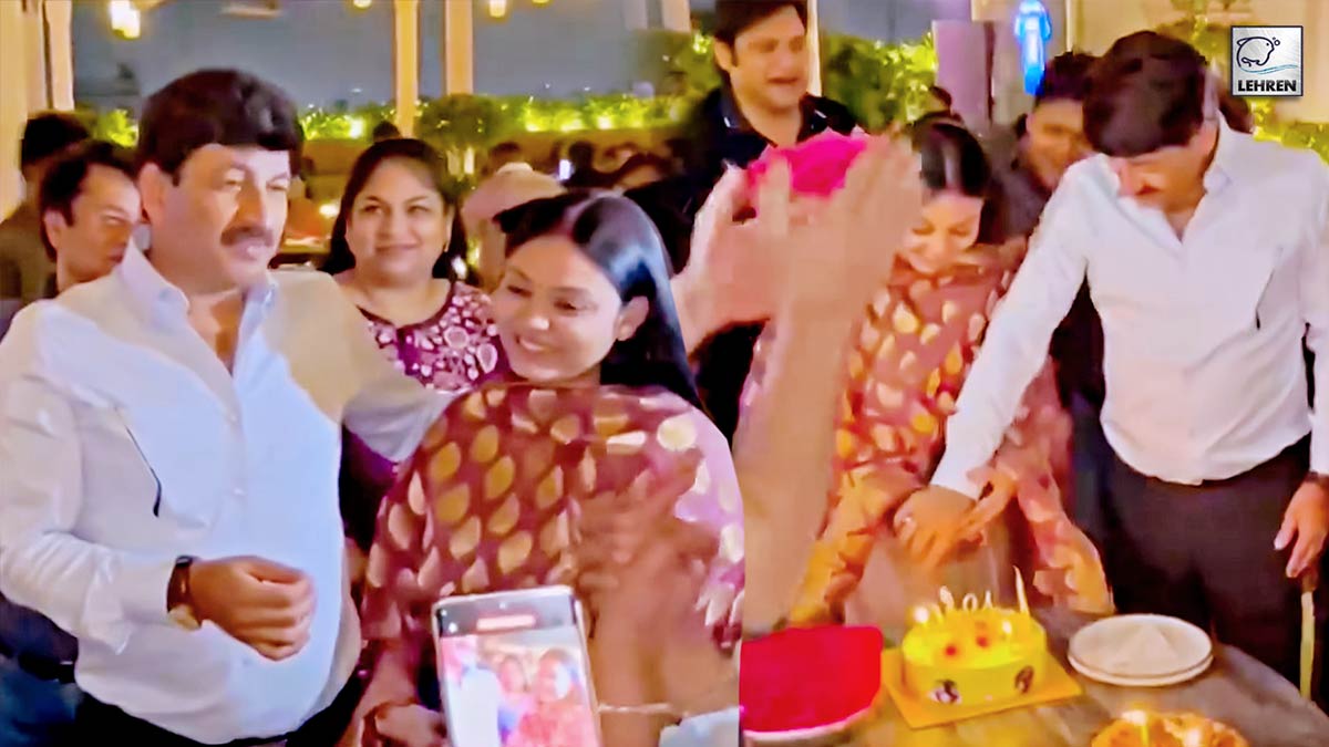 Manoj Tiwari Wife Birthday Celebration