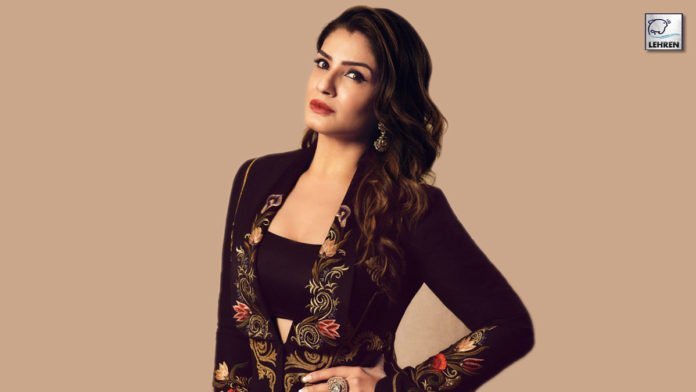 Bollywood actress Raveena Tandon lent her voice to the film 'Yes Papa' based on girl child safety.