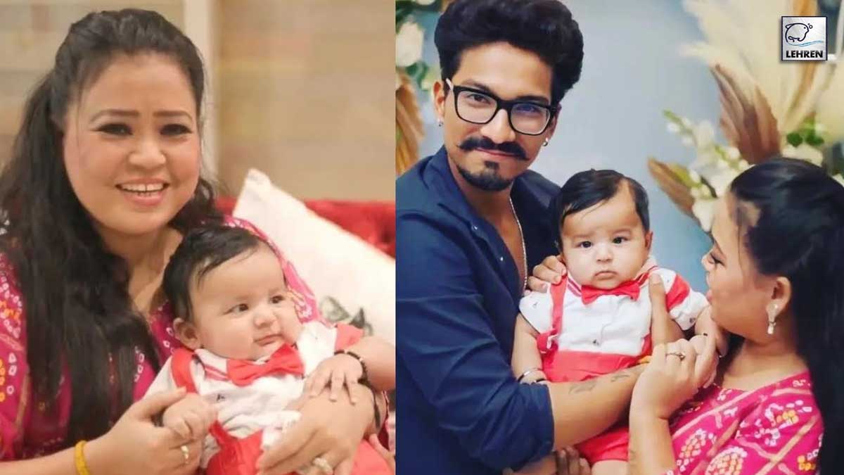 comedian-bharti-singh-and-haarsh-limbachiyaa-reveal-their-son-face