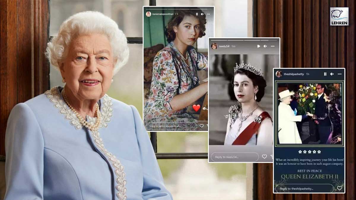 Bollywood Celebs Gets Emotional On UK Queen Elizabeth II Death
