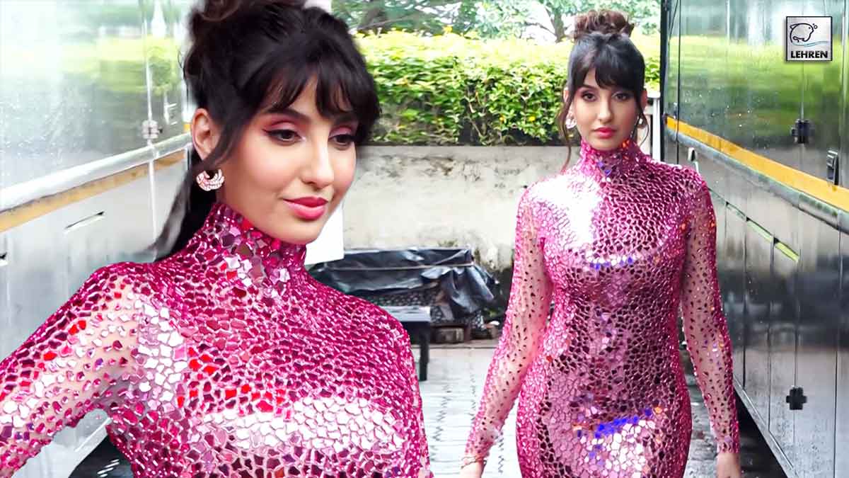 Nora Fatehi Spotted At Film City