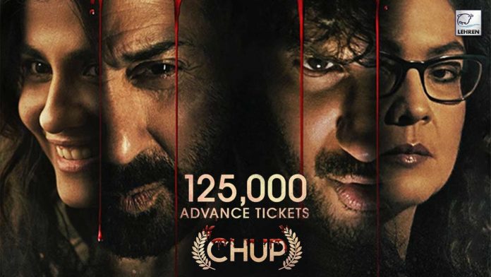 Sunny Deol's Chup booked 1.25 lakh tickets ahead of release