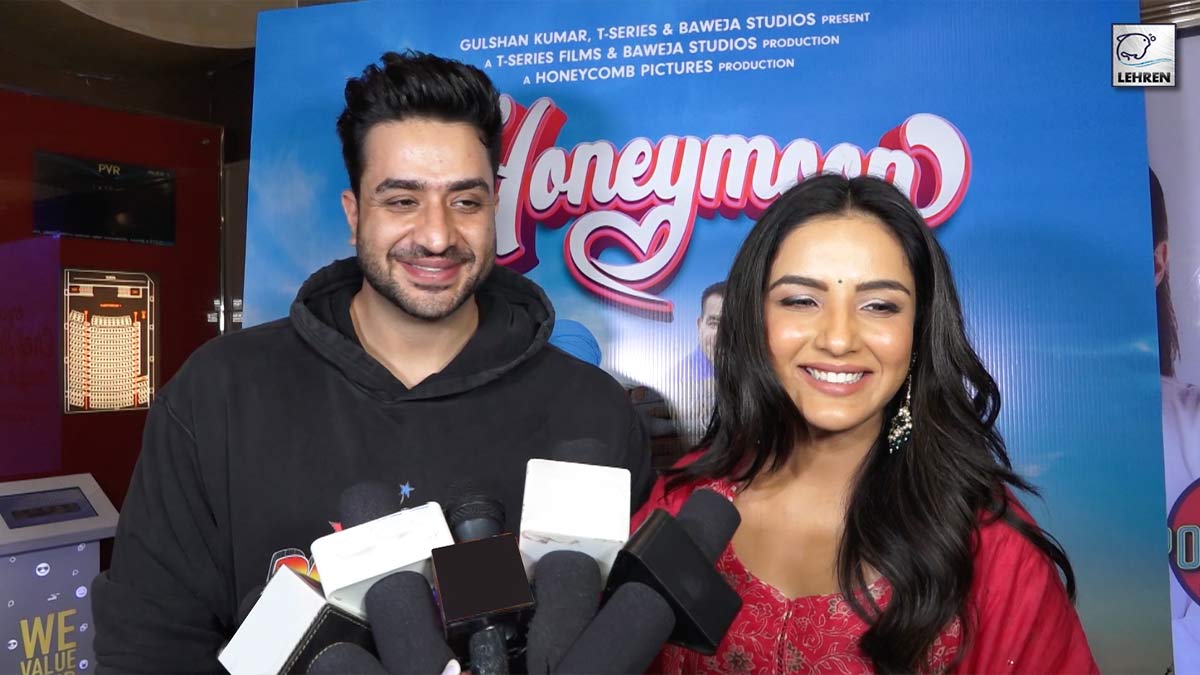Aly Goni And Jasmin Bhasin Byte At Screening Of Film Honeymoon