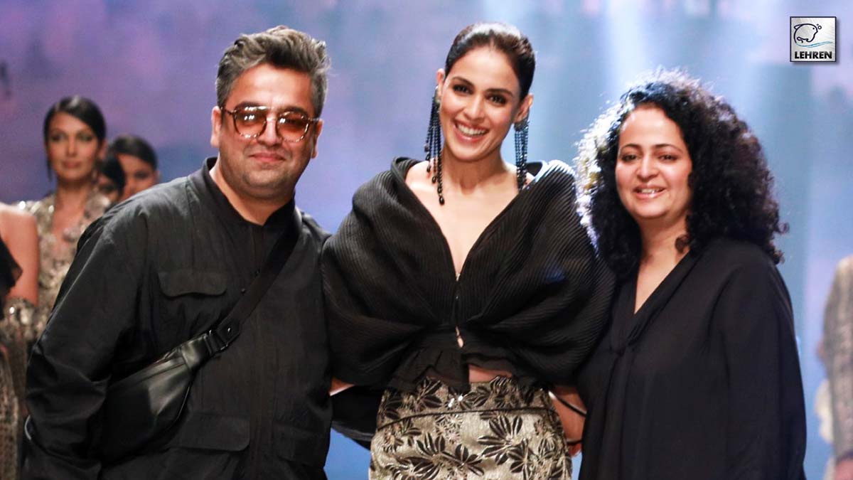 Genelia Deshmukh Walked A Ramp For Varun Nidhika At The Lakme Fashion Week 2022