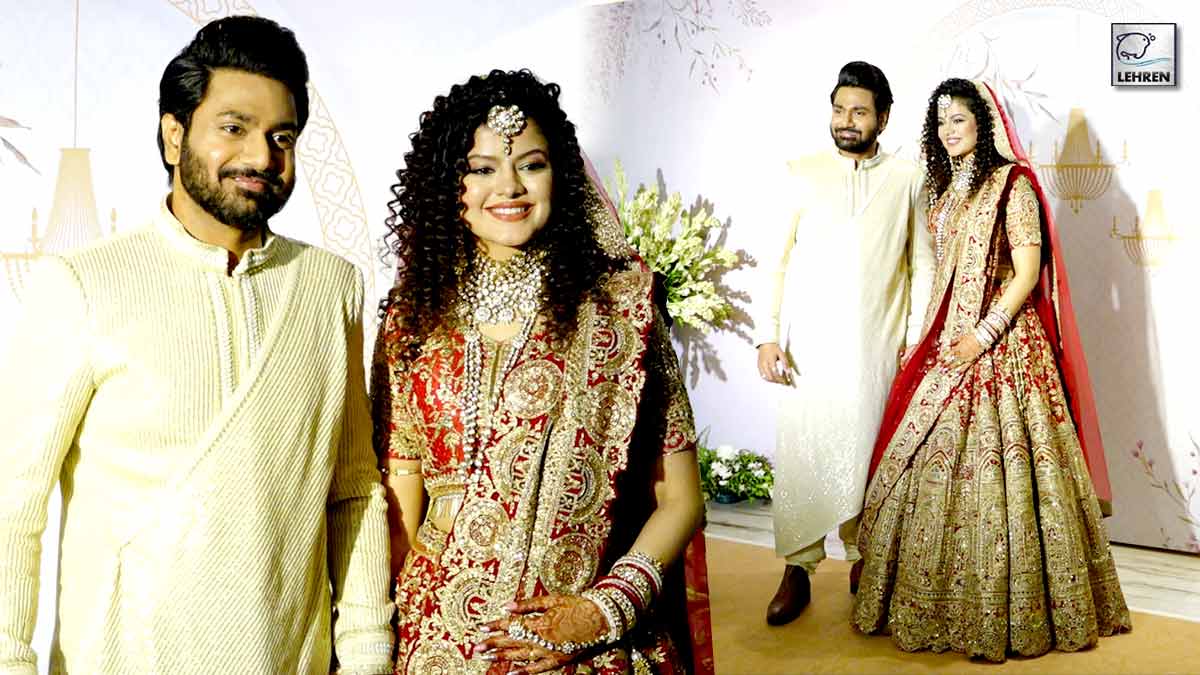 Palak Muchhal And Mithoon Look Awesome Together At Their Wedding Reception At Sahara Star