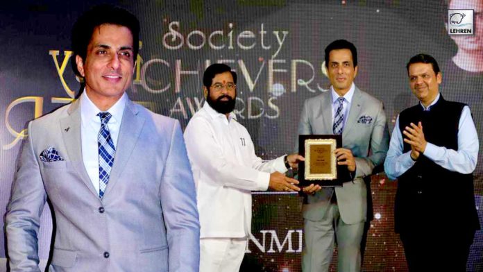 Sonu Sood Felicitated with Nation's Pride Award at the Society Achievers Awards 2022