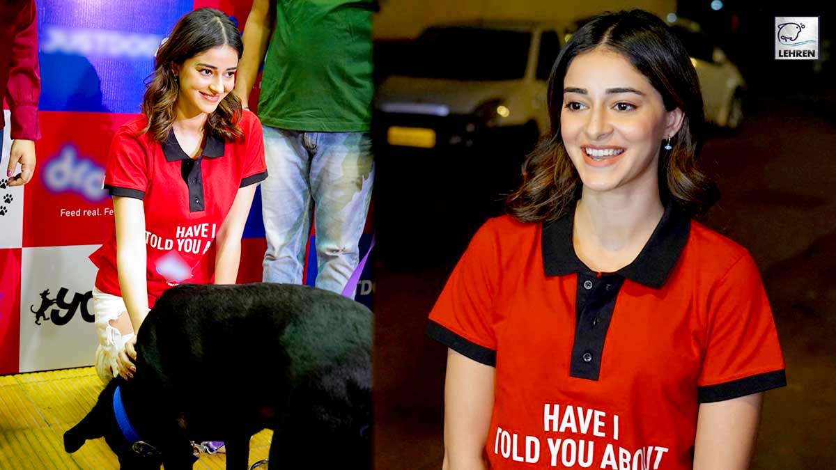 Ananya Panday At A Food Donation Drive For the Welfare Of Animals