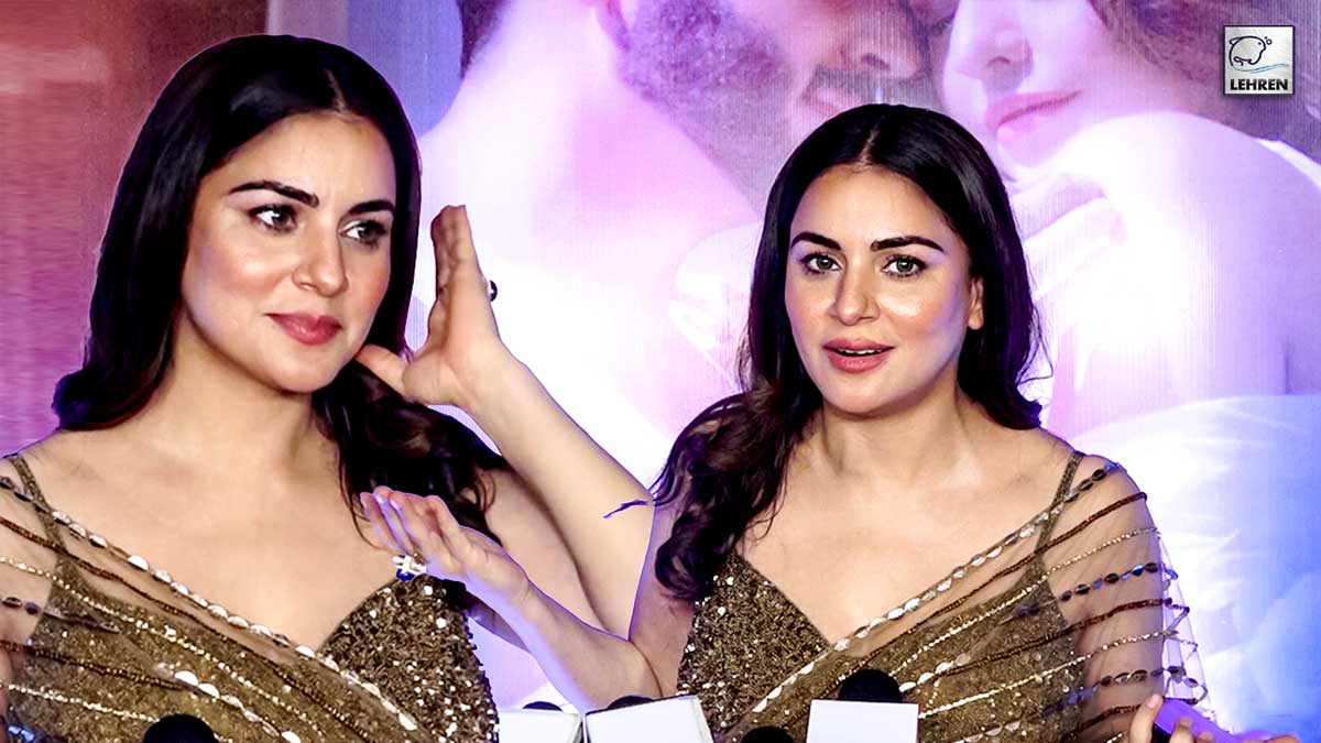 Shraddha Arya At The Launch Event Of Their Music Video Aabaad