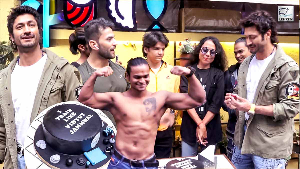 Vidyut Jamwal For His Pre Birthday Celebration With Fans
