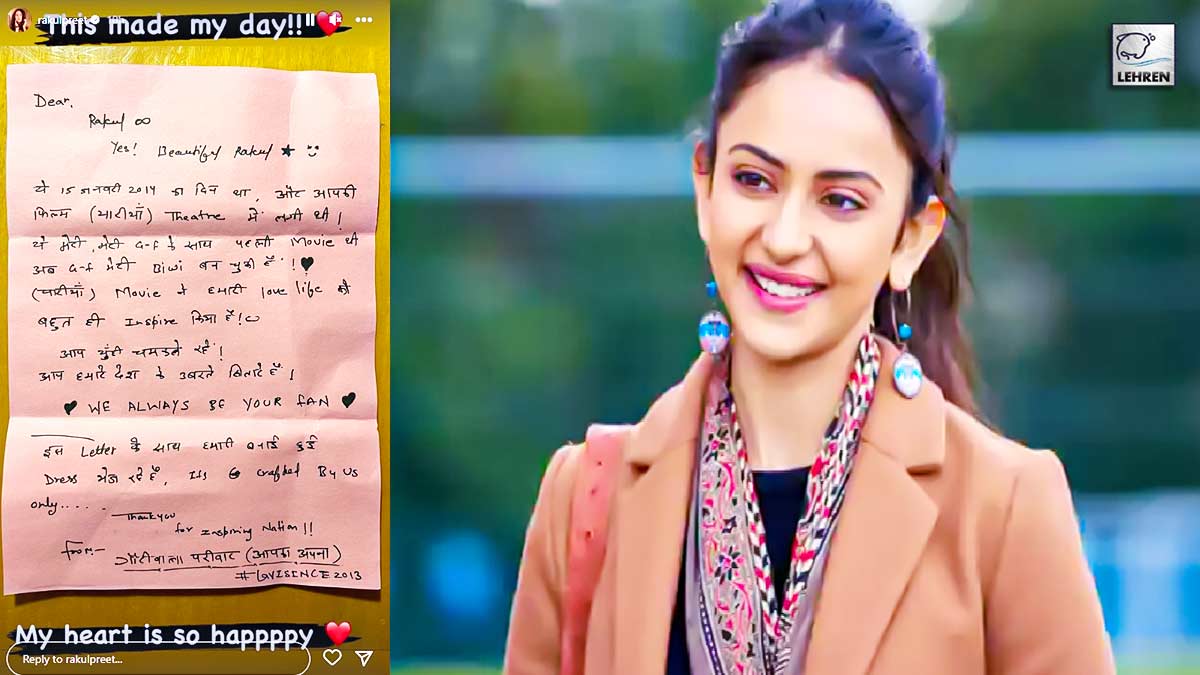 rakul-preet-singhs-fan-wrote-a-letter-about-her-first-hindi-debut-yaariyan