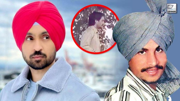 Diljit Dosanjh viral video from the set of Chamkila