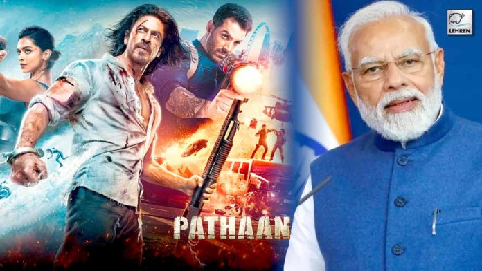 PM Modi praised Pathaan says theatres running housefull in Kashmir