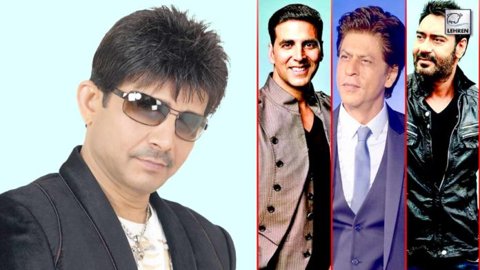 KRK says Ajay Devgn, Akshay Kumar can not match SRK level in this life