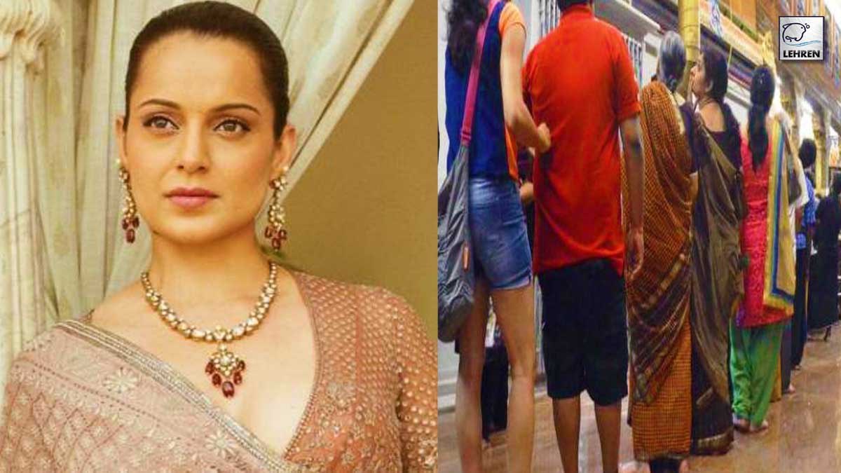 Kangana Ranaut scolds girls going to temple wearing short clothes
