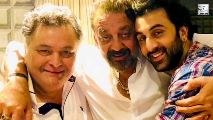 Sanjay Dutt gets emotional on late actor Rishi Kapoor