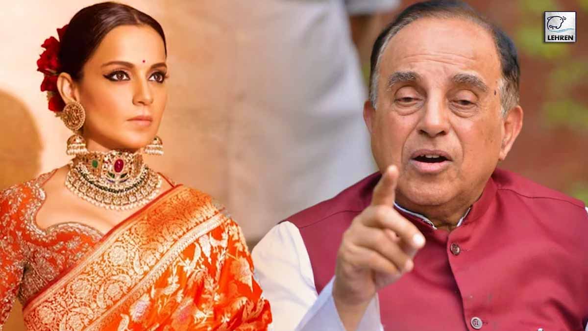 Kangana Ranaut replies demeaning comment on her by Subramanian Swamy