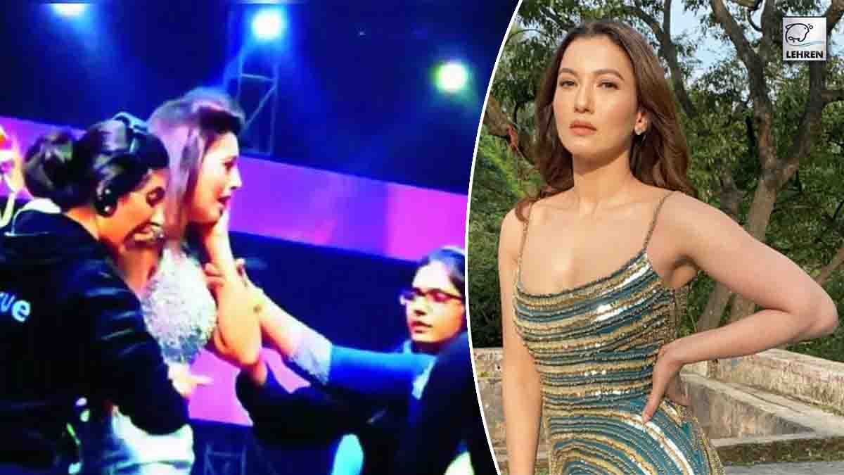 when gauhar khan was slapped on stage