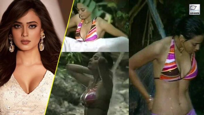 when shweta tiwari bathed in bikini on national television