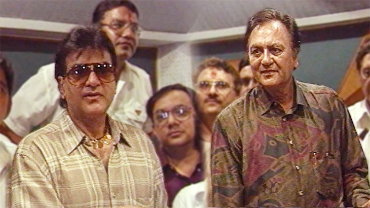 Jeetendra And Sunil Dutt At The Inaugration Of An Audio Studio