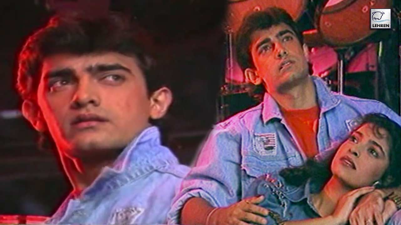 Aamir Khan, Juhi Chawla Shoot And Pose On The Sets Of Love Love Love'