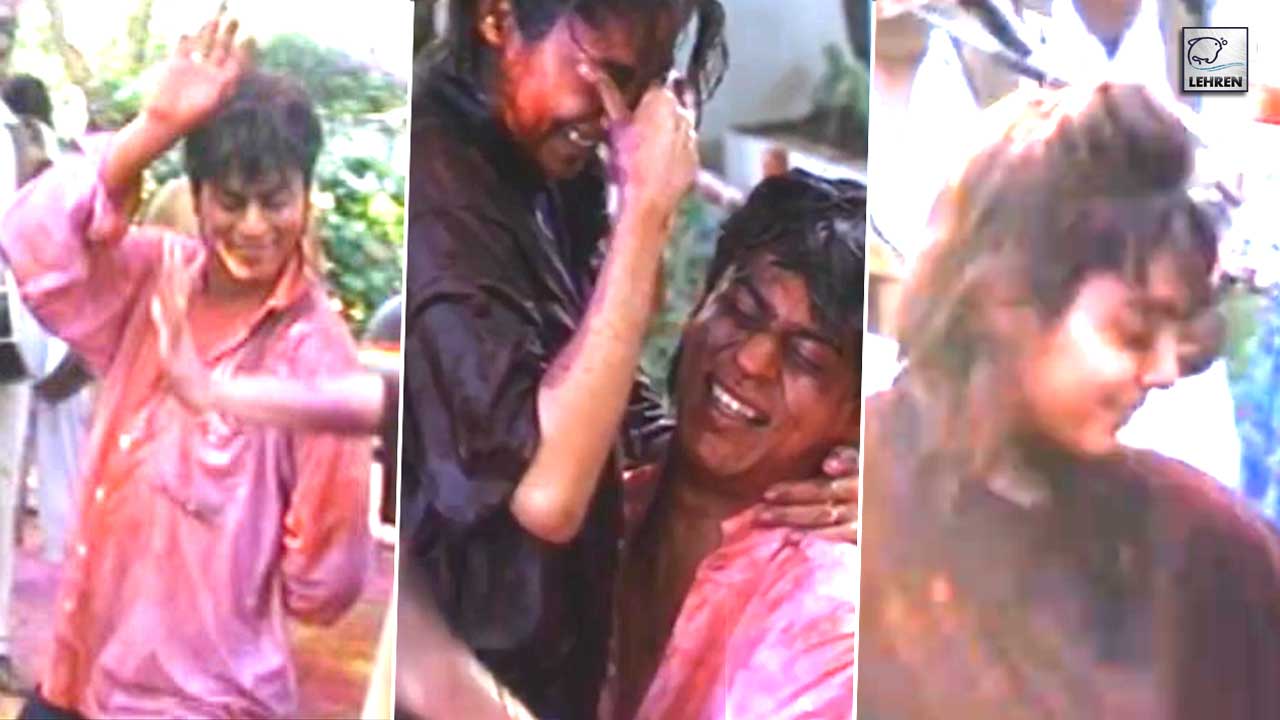 Shah Rukh And Gauri's Rare UNSEEN Holi Party Dance