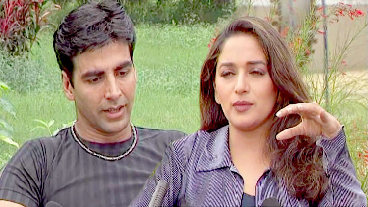 Akshay Kumar and Madhuri Dixit never worked together after this movie Flashback Video